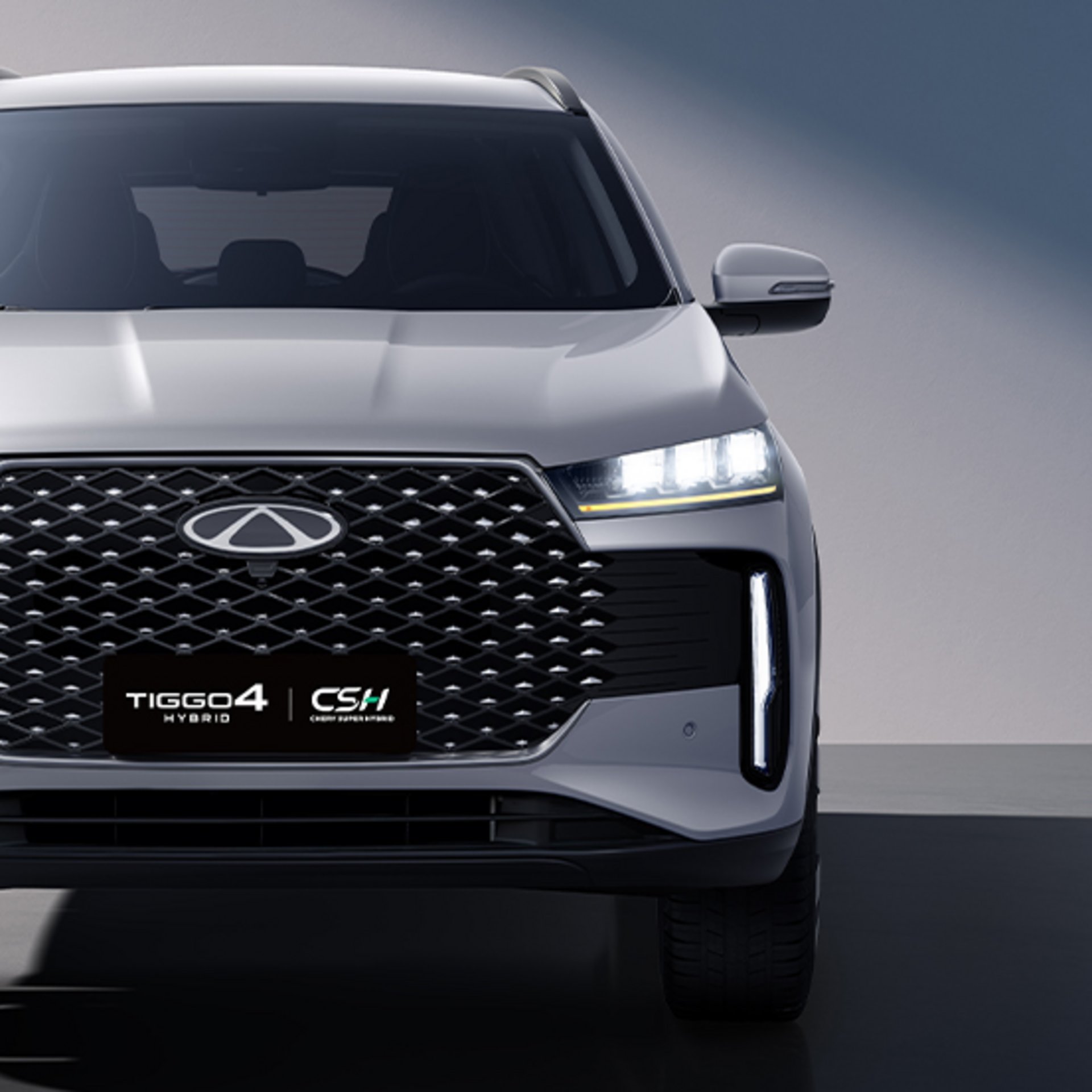 Charakterystyczny grill rodziny TIGGO